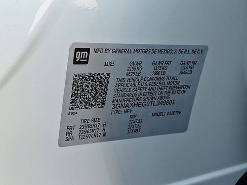New 2026 Chevrolet Equinox LT w/ LPO, Floor Liner Package FWD image 18
