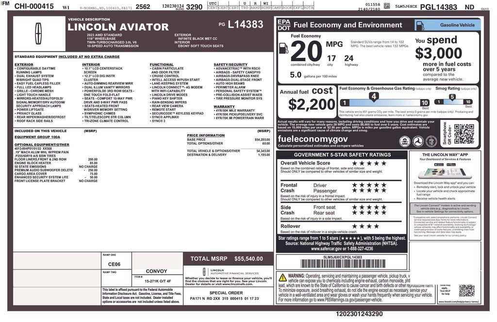Used 2023 Lincoln Aviator AWD image 10
