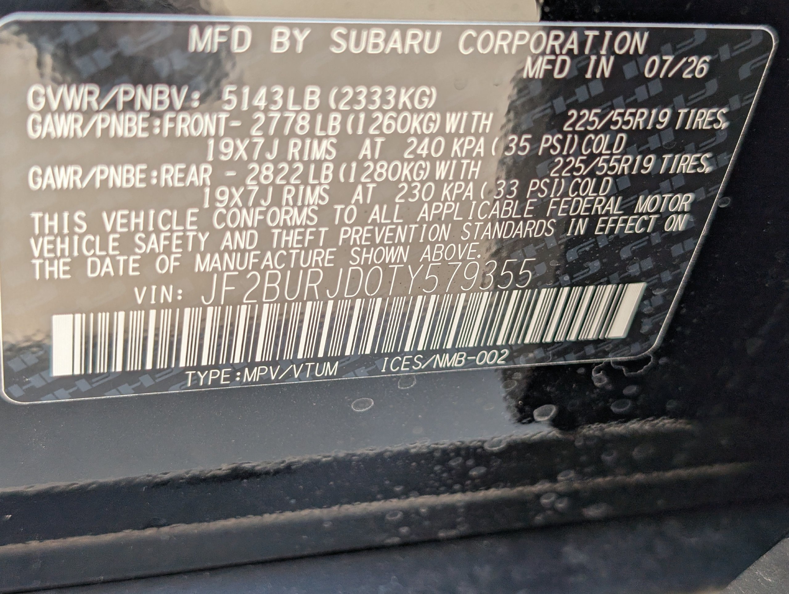 New 2026 Subaru Outback Touring XT AWD/4WD image 21