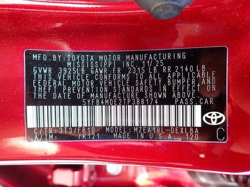 Certified 2026 Toyota Corolla LE FWD image 13