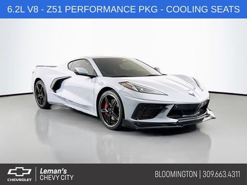 Used 2024 Chevrolet Corvette Stingray Preferred Cpe w/ Z51 Performance Package RWD image 1