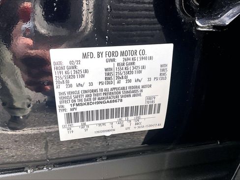 Used 2022 Ford Explorer XLT w/ Equipment Group 202A image 30