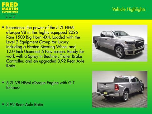 New 2026 RAM 1500 Big Horn image 8