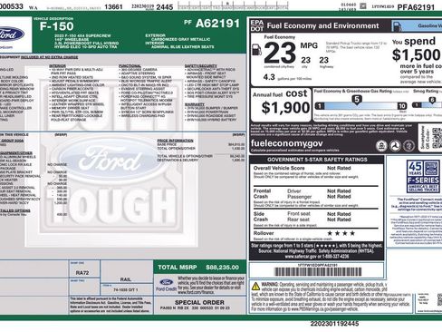 Used 2023 Ford F150 Limited AWD/4WD image 1