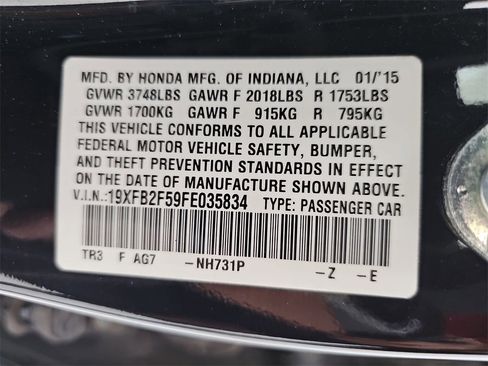 Used 2015 Honda Civic LX image 38