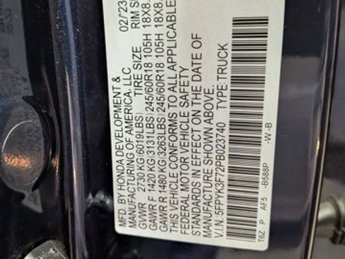 Used 2023 Honda Ridgeline RTL-E image 16