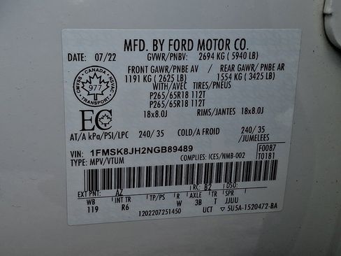 Used 2022 Ford Explorer Timberline image 31