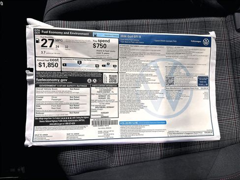 New 2026 Volkswagen GTI S FWD image 14