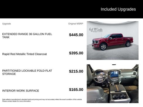 Used 2021 Ford F150 Platinum w/ Equipment Group 701A High AWD/4WD image 10