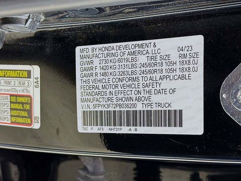Used 2023 Honda Ridgeline RTL-E image 43
