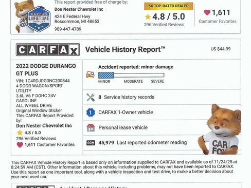 Used 2022 Dodge Durango GT image 1