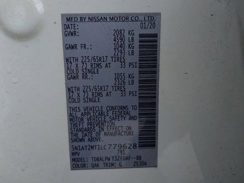Used 2020 Nissan Rogue S w/ Special Edition Package FWD image 33