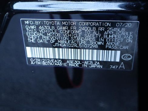 Used 2020 Lexus IS 300 F Sport w/ F Sport Package RWD image 59