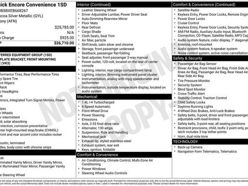 Used 2014 Buick Encore Convenience FWD image 2
