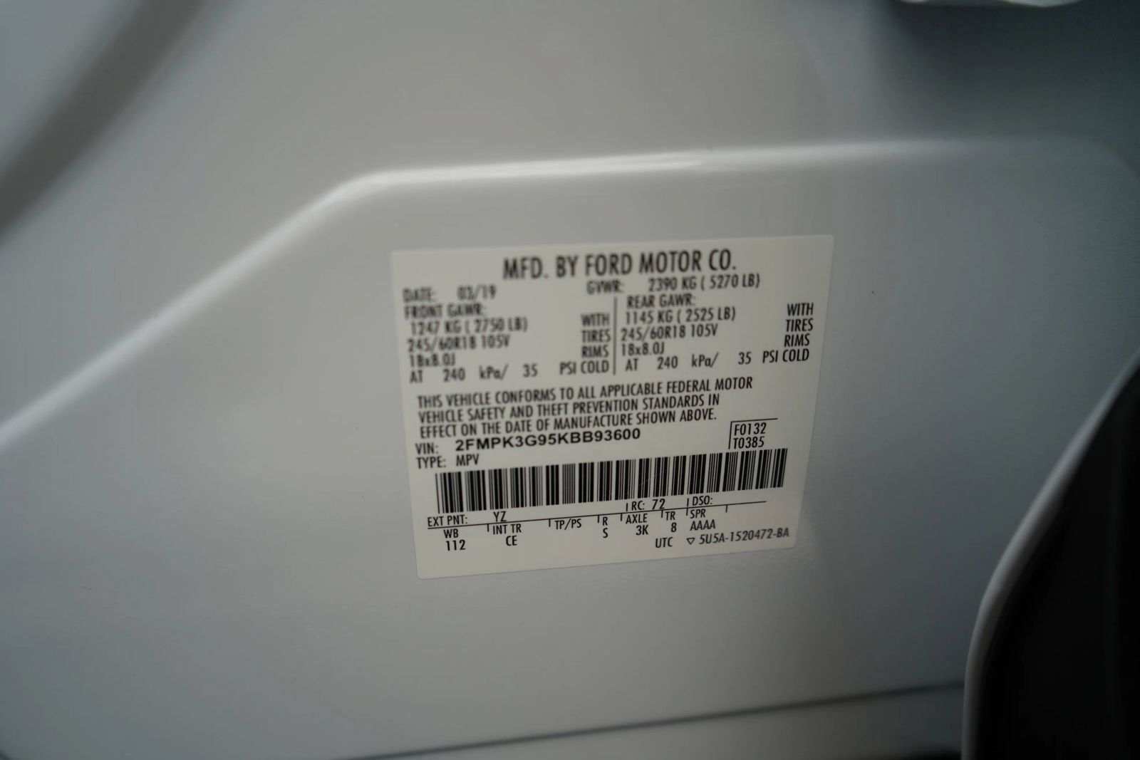 Used 2019 Ford Edge SE FWD image 9