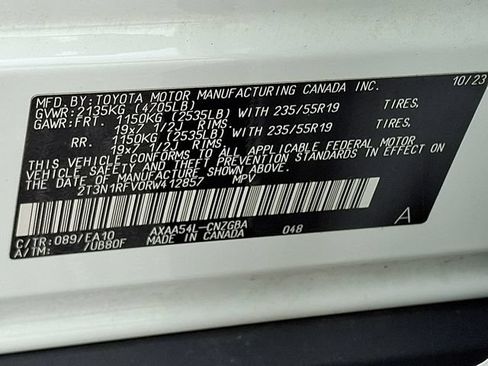Certified 2024 Toyota RAV4 Limited w/ Advanced Technology Package AWD/4WD image 28
