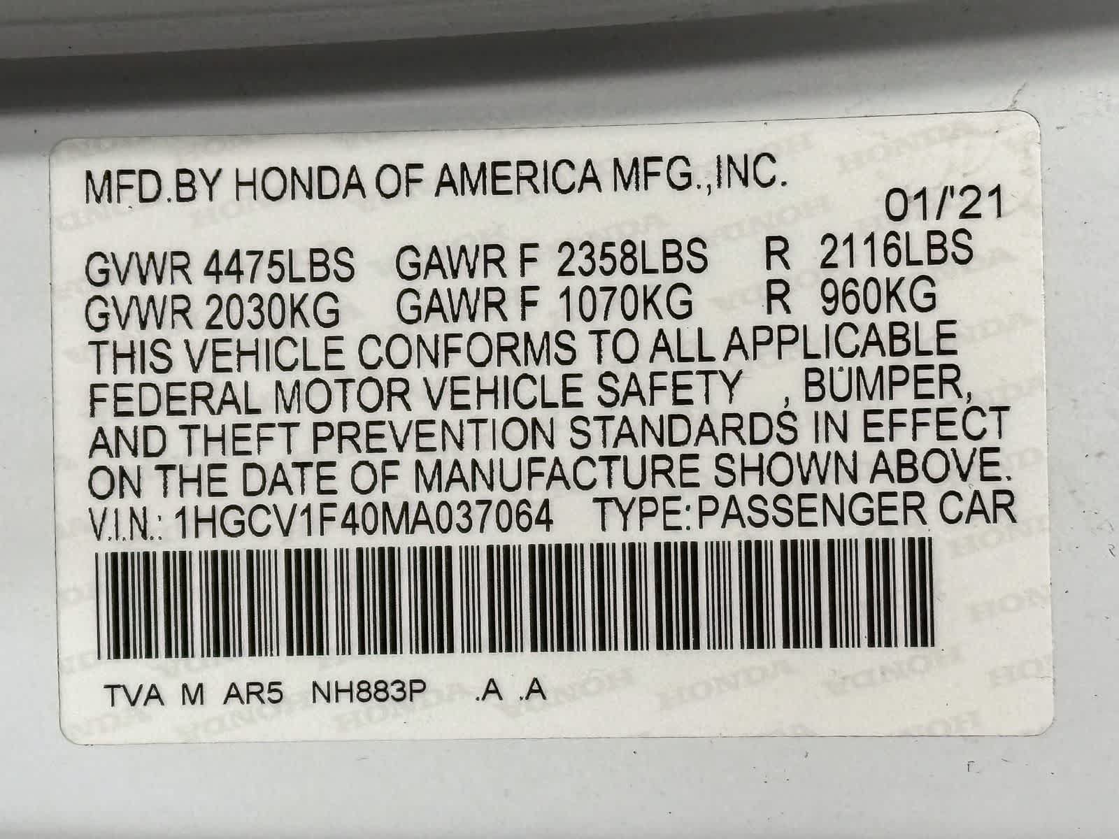Used 2021 Honda Accord Sport Special Edition image 42