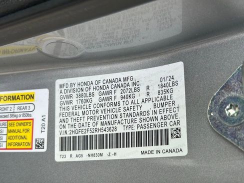 Used 2024 Honda Civic Sport image 40