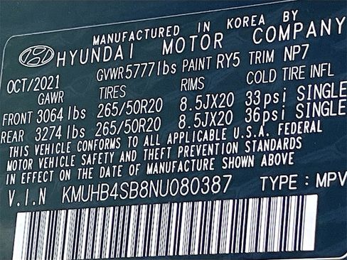 Used 2022 Genesis GV80 2.5T w/ Prestige Package 05 image 34