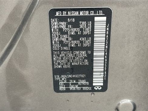 Used 2019 INFINITI QX80 Luxe w/ Proassist Package image 41