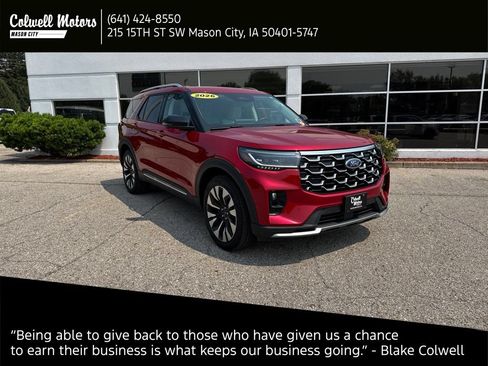 Used 2026 Ford Explorer Platinum w/ LUX Leather Package AWD/4WD image 1