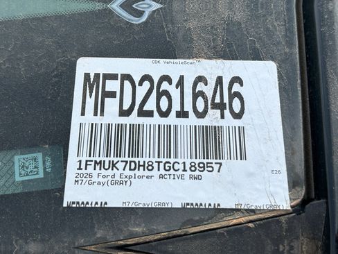 New 2026 Ford Explorer Active w/ Active Comfort Package RWD image 31