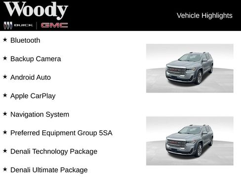 Certified 2023 GMC Acadia Denali w/ Denali Ultimate Package image 3