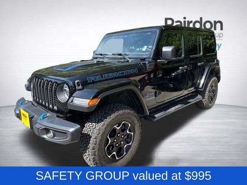 Used 2021 Jeep Wrangler Unlimited Rubicon 4xe w/ Cold Weather Group AWD/4WD image 3