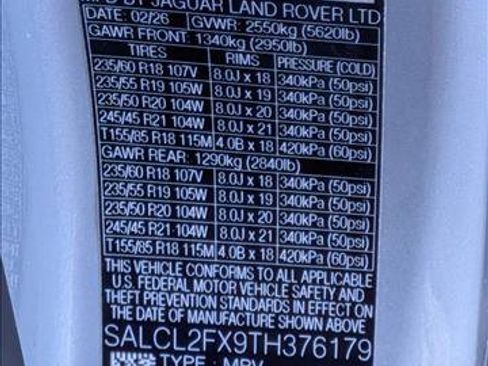 New 2026 Land Rover Discovery Sport Landmark AWD/4WD image 17