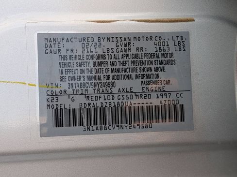 Used 2022 Nissan Sentra SV FWD image 25