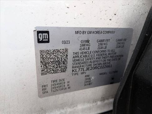 Used 2024 Chevrolet Trax RS w/ Sunroof Package FWD image 16