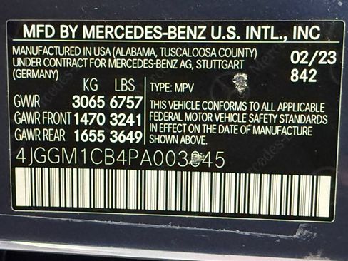 Certified 2023 Mercedes-Benz EQE 350+ 4MATIC SUV image 24