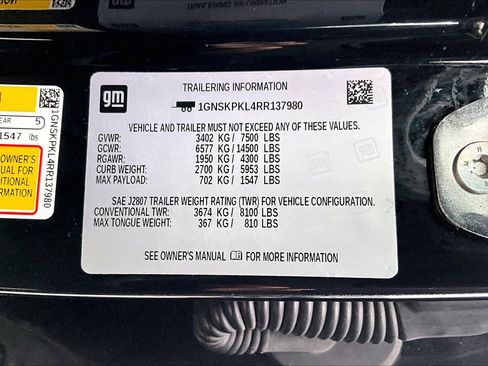 Used 2024 Chevrolet Tahoe Z71 w/ Z71 Off-Road Package image 36