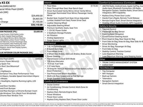 Used 2024 Kia K5 EX w/ EX Premium Package image 32