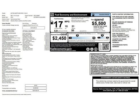 Used 2018 Aston Martin DB11 V12 image 1