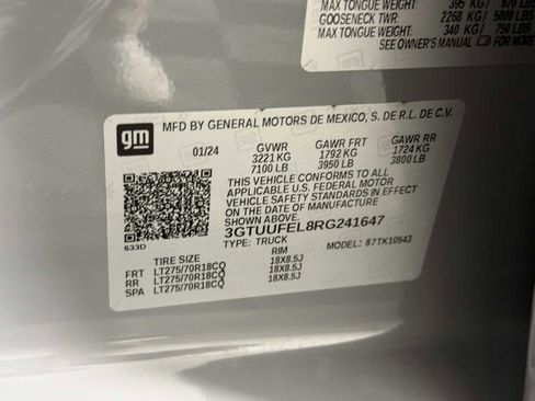 Certified 2024 GMC Sierra 1500 AT4X image 33