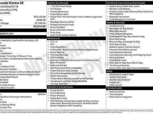 New 2025 Hyundai Elantra SE image 30