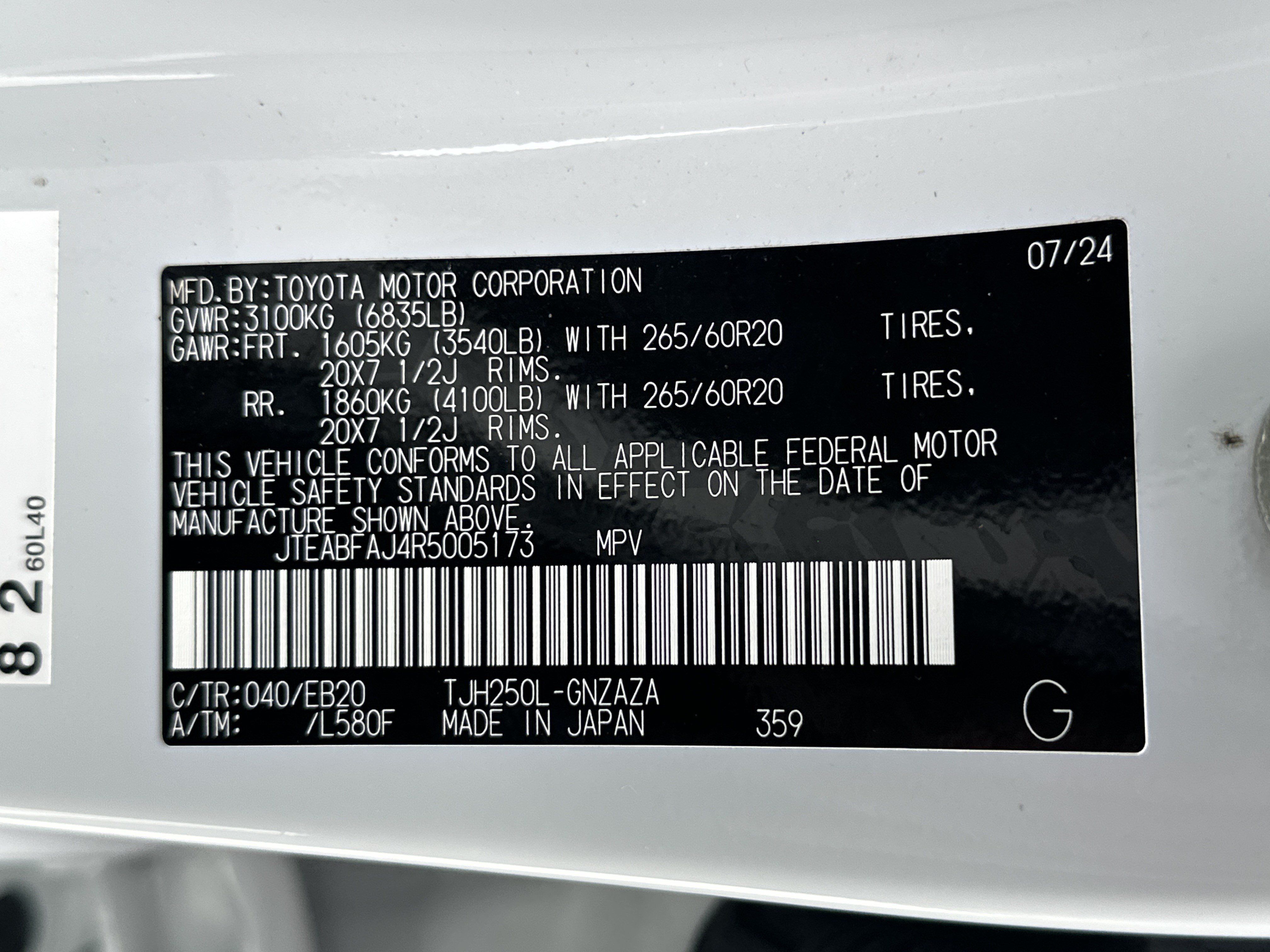 Used 2024 Toyota Land Cruiser AWD/4WD image 35