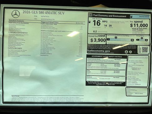 New 2026 Mercedes-Benz GLS 580 4MATIC image 41