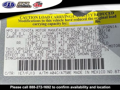 Used 2010 Toyota Tacoma PreRunner image 18