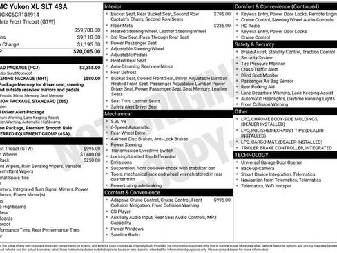 Used 2016 GMC Yukon XL SLT w/ Open Road Package image 36