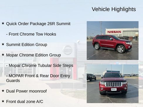 Used 2013 Jeep Grand Cherokee Overland Summit AWD/4WD image 9