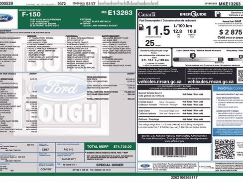 Used 2021 Ford F150 Lariat w/ Equipment Group 502A High image 27