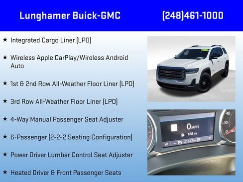 Certified 2023 GMC Acadia AT4 w/ Trailering Package AWD/4WD image 30