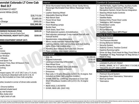 Used 2017 Chevrolet Colorado LT w/ LT Convenience Package image 35