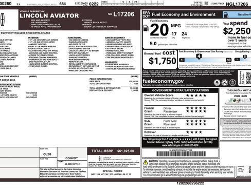 Used 2022 Lincoln Aviator Reserve AWD/4WD image 16