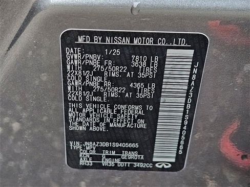 New 2025 INFINITI QX80 Sensory w/ Exterior Package image 34