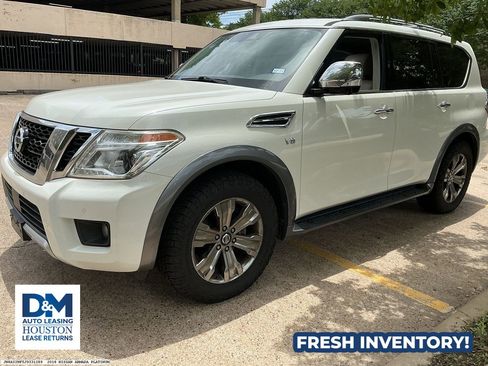 Used 2018 Nissan Armada Platinum w/ Captain Seat Package RWD image 2