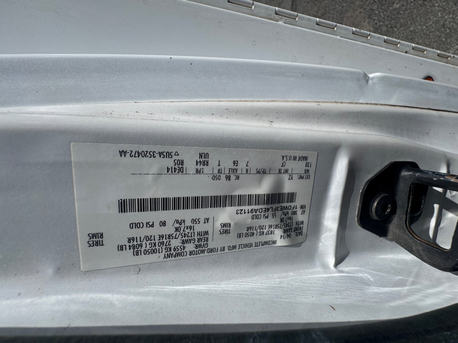 Used 2014 Ford E-350 and Econoline 350 Super Duty w/ Power Windows & Locks Group RWD image 30