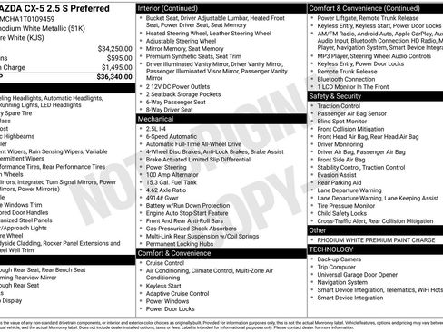 New 2026 MAZDA CX-5 Preferred image 22
